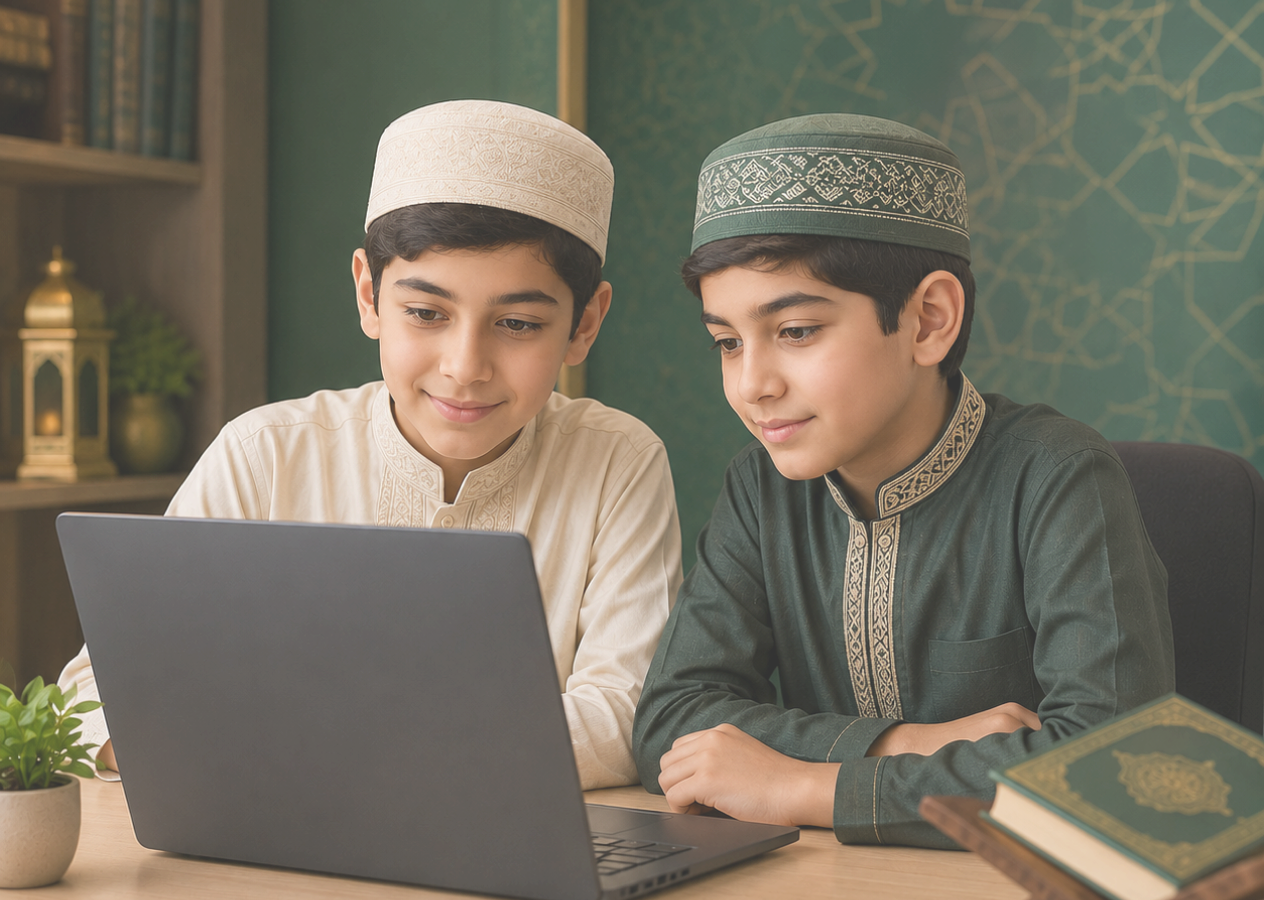 Students learning